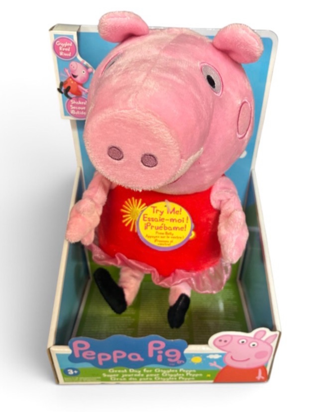 Peppa Pig Pink Plush Character Toy